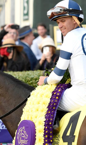 Pletcher's Stopchargingmaria takes bumpy win in Breeders' Cup Distaff